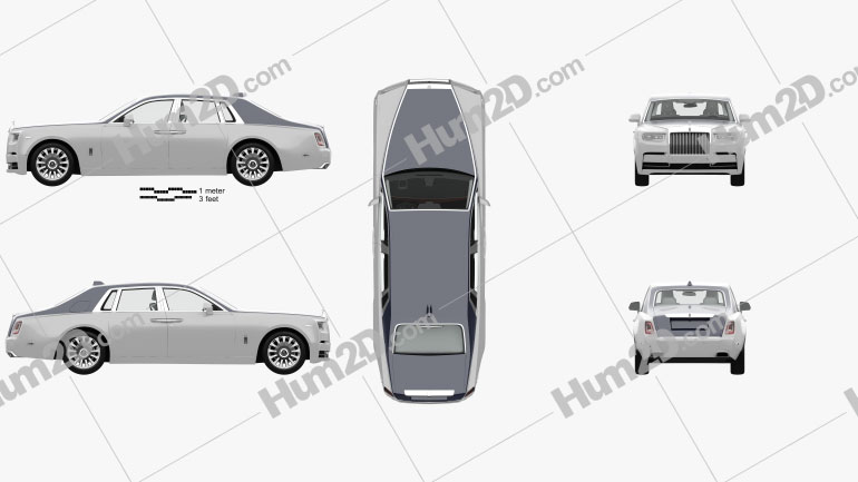 Rolls-Royce Phantom with HQ interior 2018 PNG Clipart