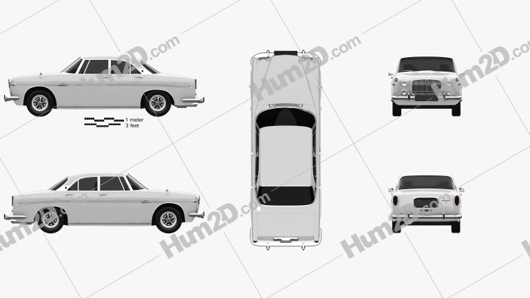 Rover P5B coupe 1973 car clipart