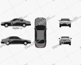 Rover 75 1998 car clipart