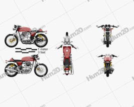 Royal Enfield Continental GT Cafe Racer 2014 Motorrad clipart
