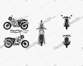 Royal Enfield Continental GT650 2019 Moto clipart
