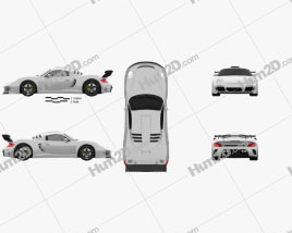 Ruf CTR3 Clubsport 2012 car clipart