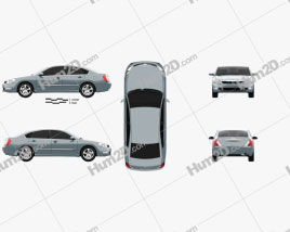 Samsung SM5 2010 car clipart