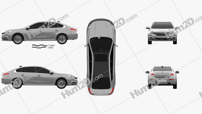 Samsung SM7 2014 car clipart