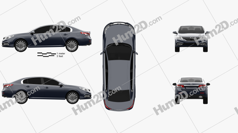 Samsung SM5 2015 car clipart