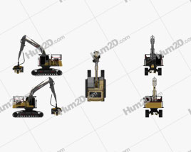 Sany 215 Ponsse H8 Harvester 2020 Traktor clipart