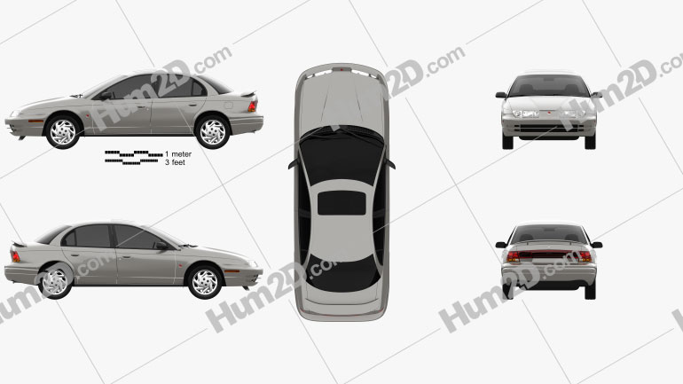 Saturn S-series SL 1999 PNG Clipart