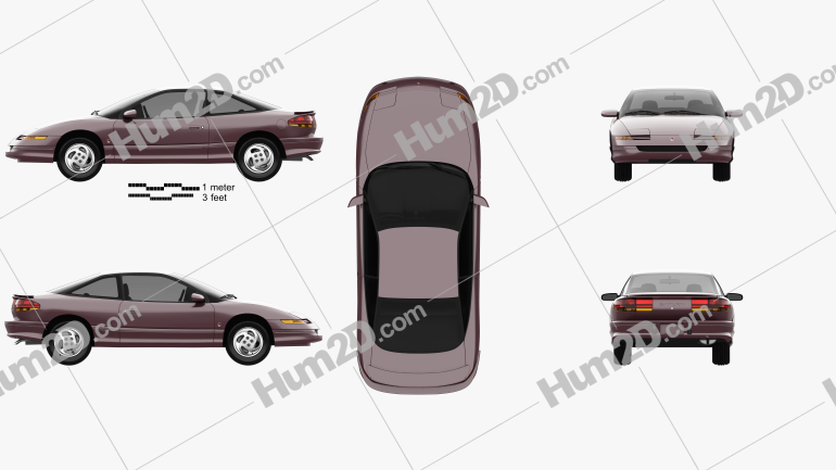 Saturn S-series SC2 1996 PNG Clipart