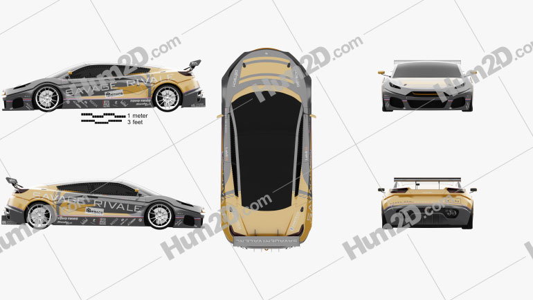 Savage Rivale GTR 2014 car clipart