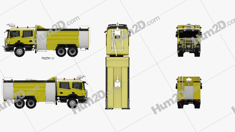 Scania P Fire Truck Airport 2011 PNG Clipart