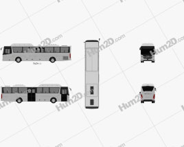 Scania Interlink Bus 2015 clipart