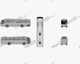 Scania Higer A30 Bus 2015 clipart