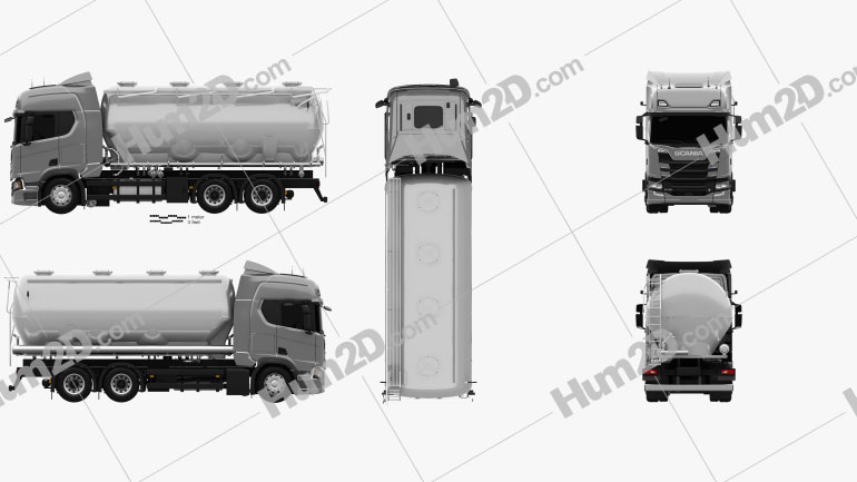 Scania R 730 Tanker Truck 2017 PNG Clipart