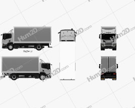 Scania P Caminhão Caixa 2017