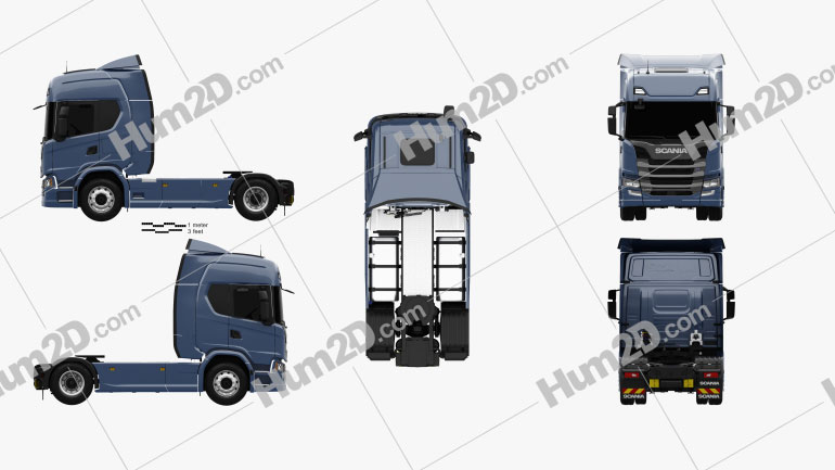 Scania G Tractor Truck 2016 clipart