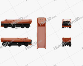 Scania AXL Muldenkipper 2019 clipart