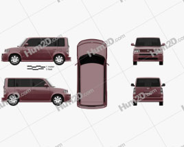 Scion xB 2003 clipart