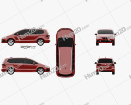 Seat Alhambra 2014 clipart