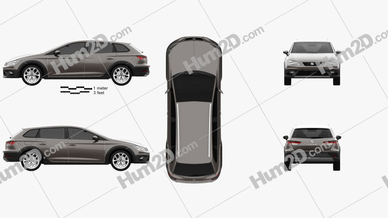 Seat Leon ST X-Perience 4Drive 2015 PNG Clipart