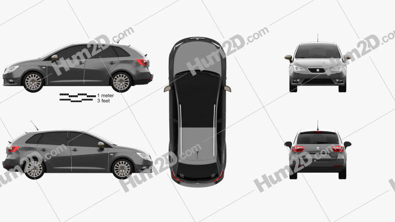 Seat Ibiza ST 2015 Blueprint