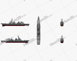 Akizuki-class destroyer Ship clipart