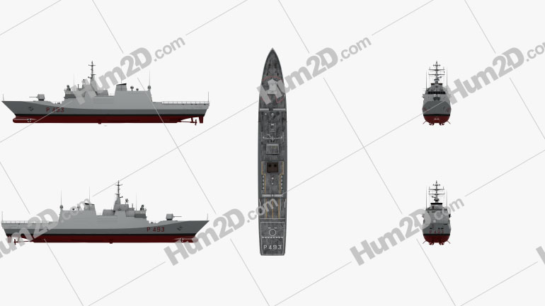 Comandanti-class patrol vessel Imagem Clipart