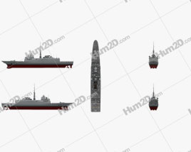 French frigate Aquitaine Ship clipart