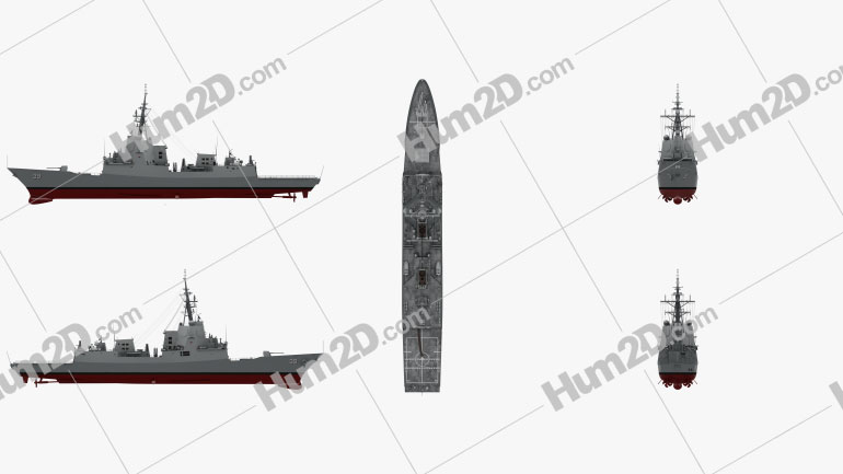 Hobart-class destroyer Ship clipart