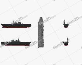 Hyuga-class helicopter destroyer Ship clipart
