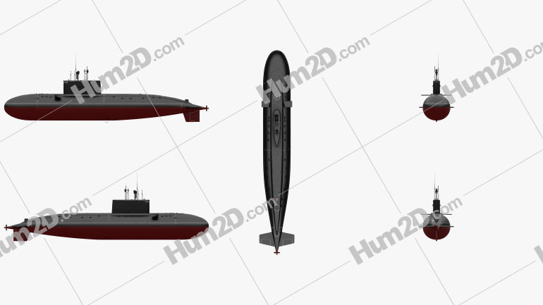 Kilo-class Russian Navy Nuclear Submarine PNG Clipart