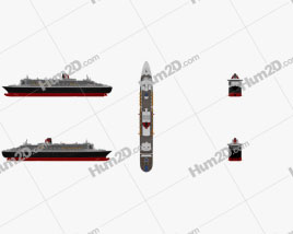 RMS Queen Mary 2 Ship clipart