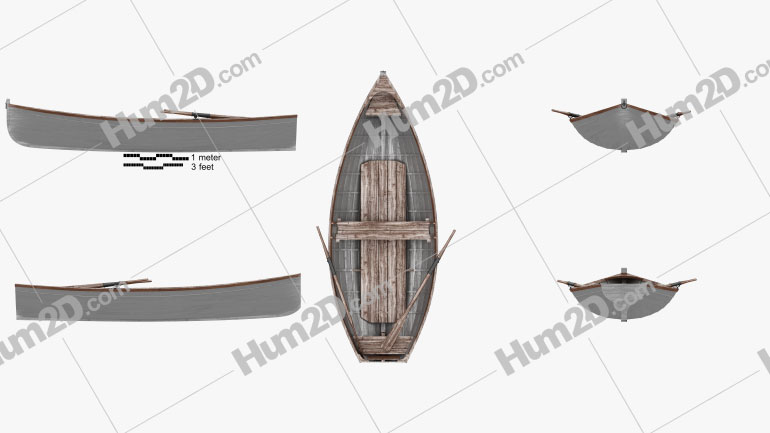 Rowing Boat PNG Clipart