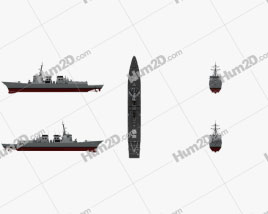 Sejong the Great-class destroyer Ship clipart