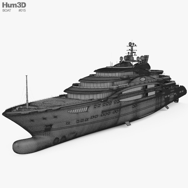 Serene Yacht 3D model