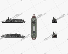 Steamboat American Queen Schiffe clipart