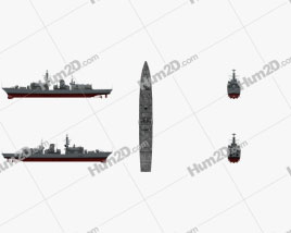 Type 23 frigate Ship clipart