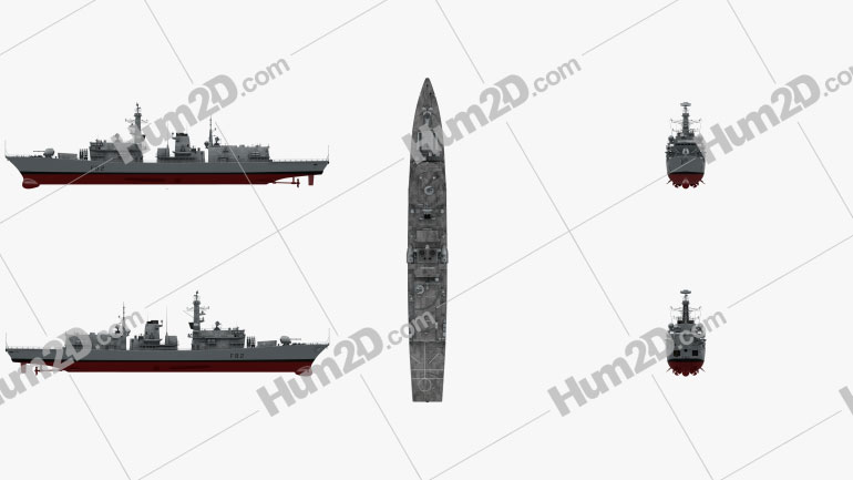 Type 23 frigate Ship clipart