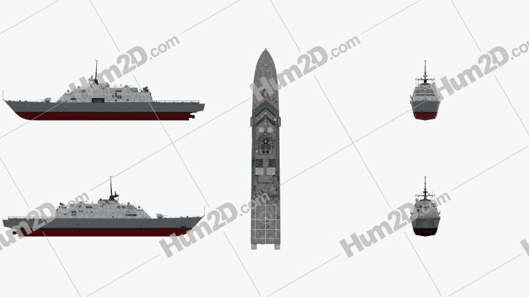 USS Freedom (LCS-1) Littoral Combat Ship US Navy Ship clipart