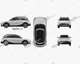 Smart No 1 2022 car clipart