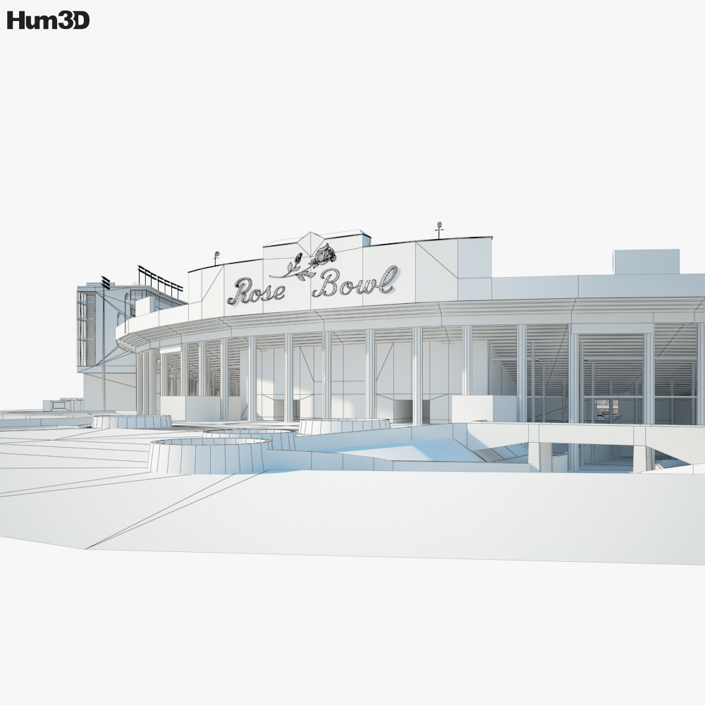 Rose Bowl Stadium 3D model