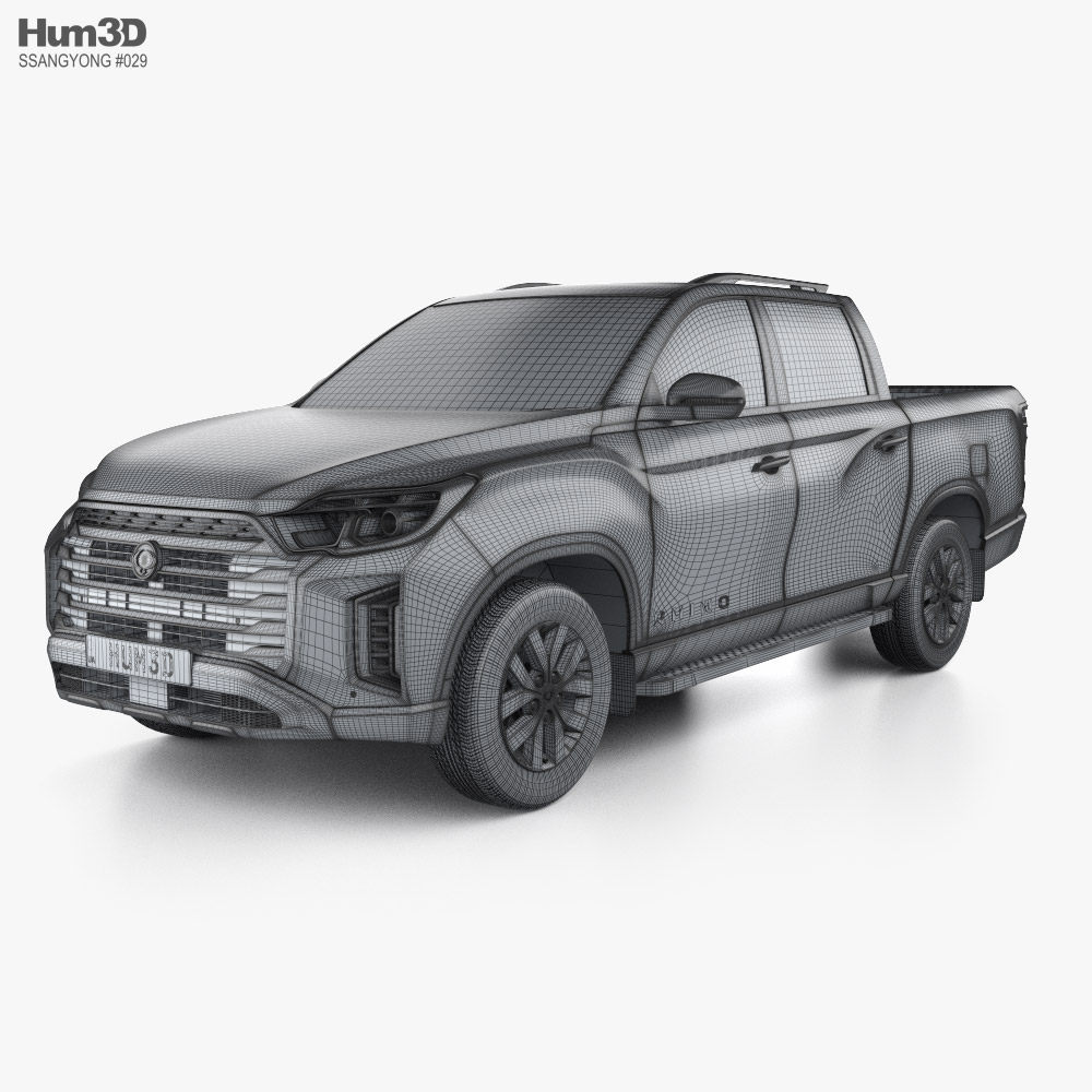 SsangYong Musso Rhino 2024 car clipart