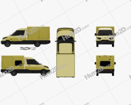 StreetScooter Van 2016 clipart