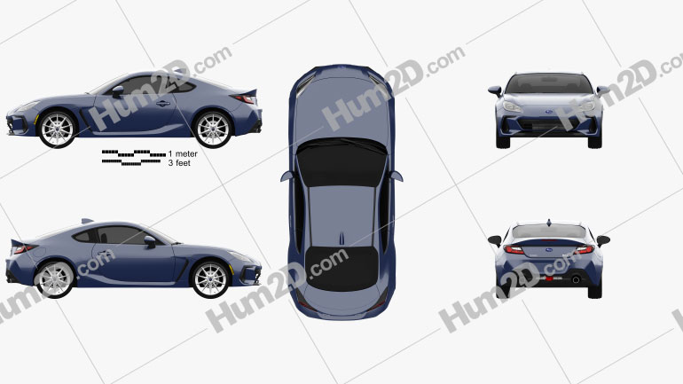 Subaru BRZ 2021 Clipart - Download Vehicles Clipart Images and ...