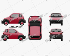 Suzuki Twin 2003 car clipart