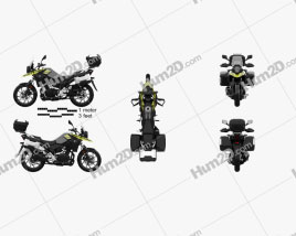 Suzuki V-Strom 250 2017 Motorcycle clipart