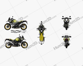 Suzuki V-Strom 1000 2018 Motorcycle clipart