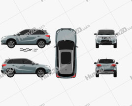Suzuki Vitara Hybrid AllGrip 2020 car clipart