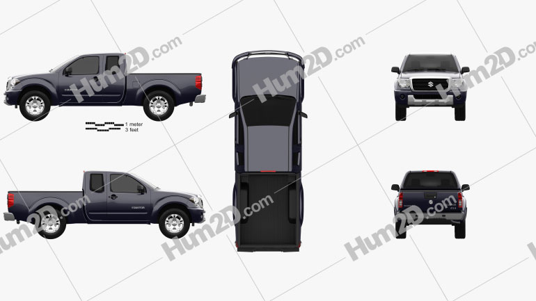 Suzuki Equator Extended Cab 2008 Blueprint
