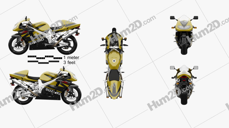 Suzuki TL 1000 2003 Moto clipart