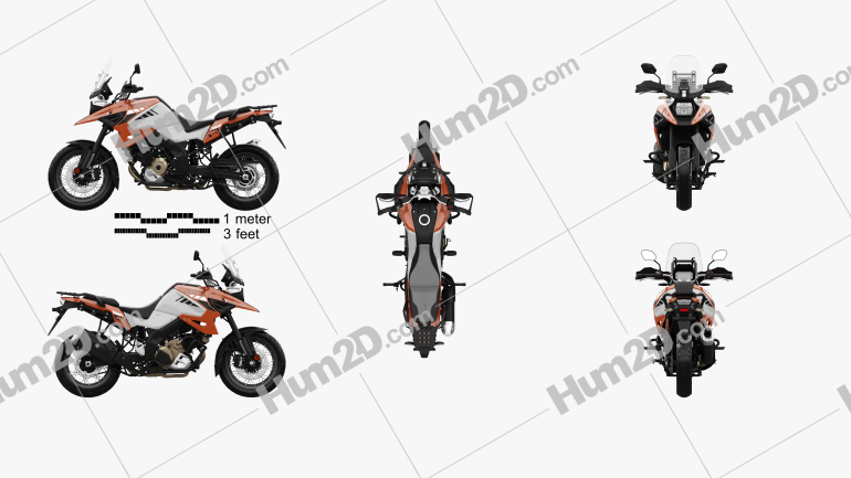 Suzuki V-Strom 1050 2021 Motorcycle clipart